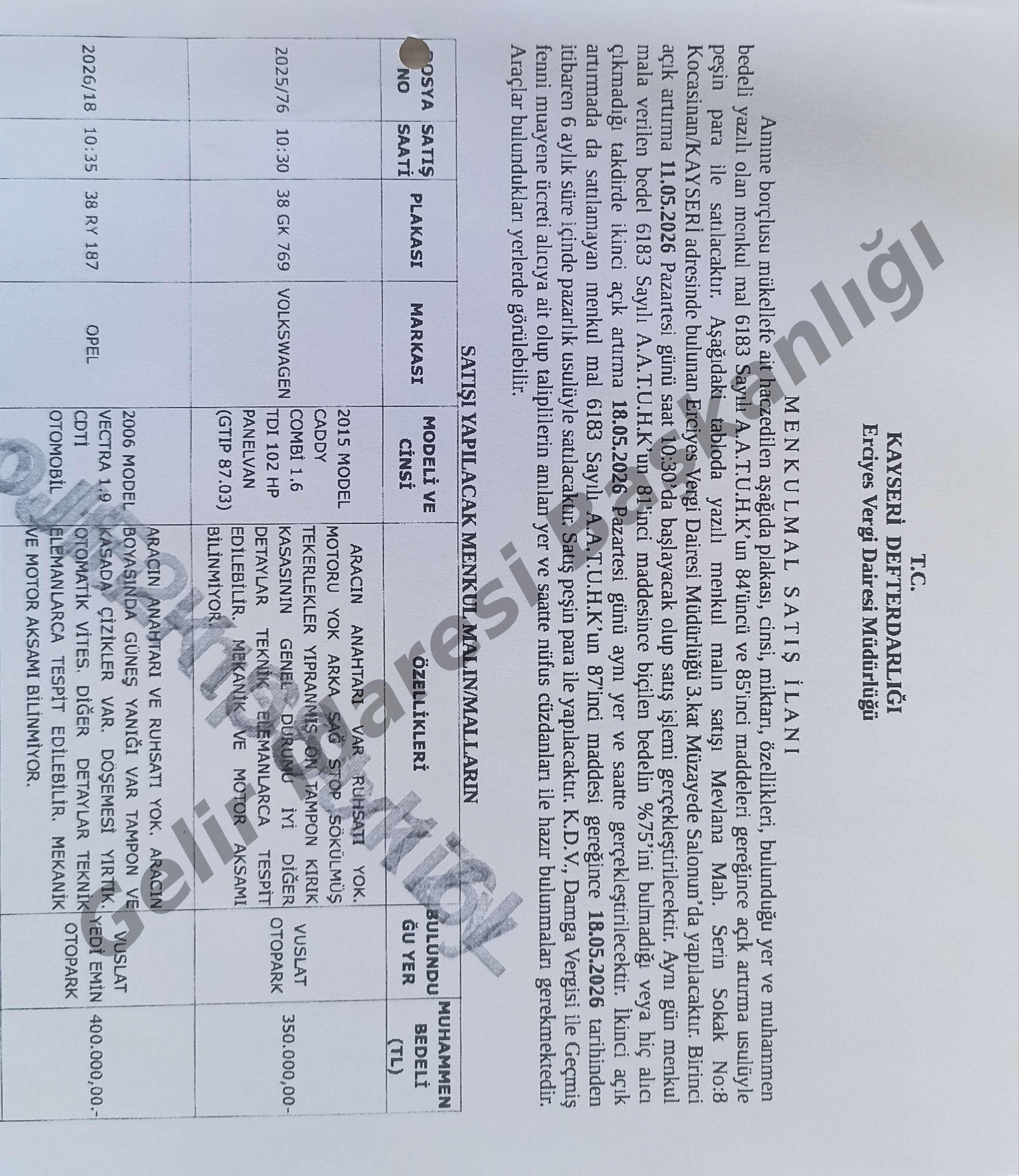 Satılık Volkswagen Caddy 2015 - Kayseri Melikgazi